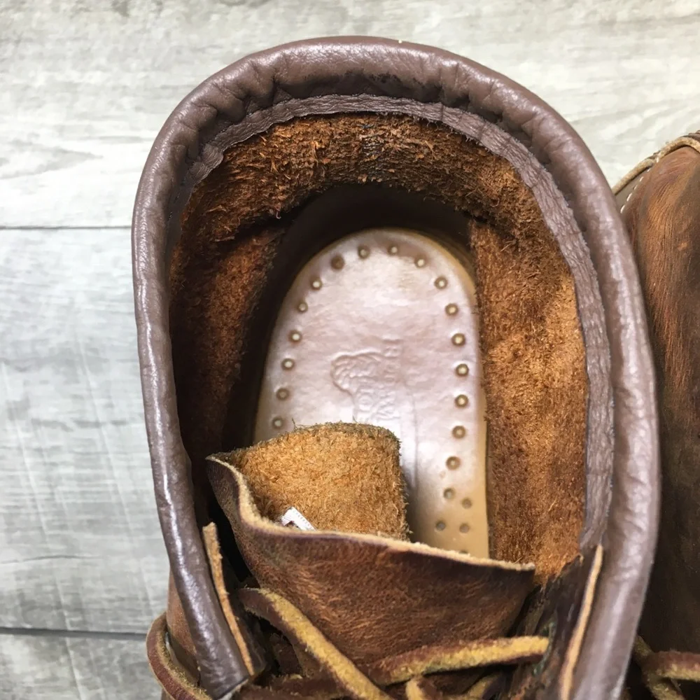 Red Wing Heritage 1907 Classic Moc Toe Leather Work Traction Tred Mens Boots 13